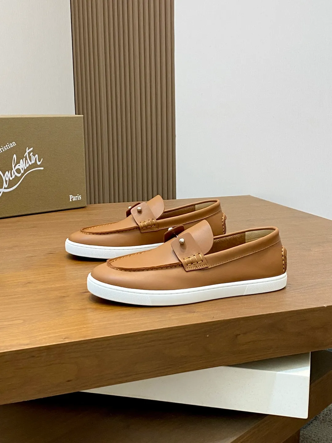 Men's shoes 💰740 christian louboutin (CL red sole shoes) exclusive hot model released 🎈🎈💪Movable latex feet👻Finished outsole line [Deyi] Global supply😝 [Top version]: original imported cowhide upper, top original leather lining, original molded TPU outsole, original 1:1 detail processing, original shoe last, large quantity available from stock, code number: 39-44 (38, 45 customized)
